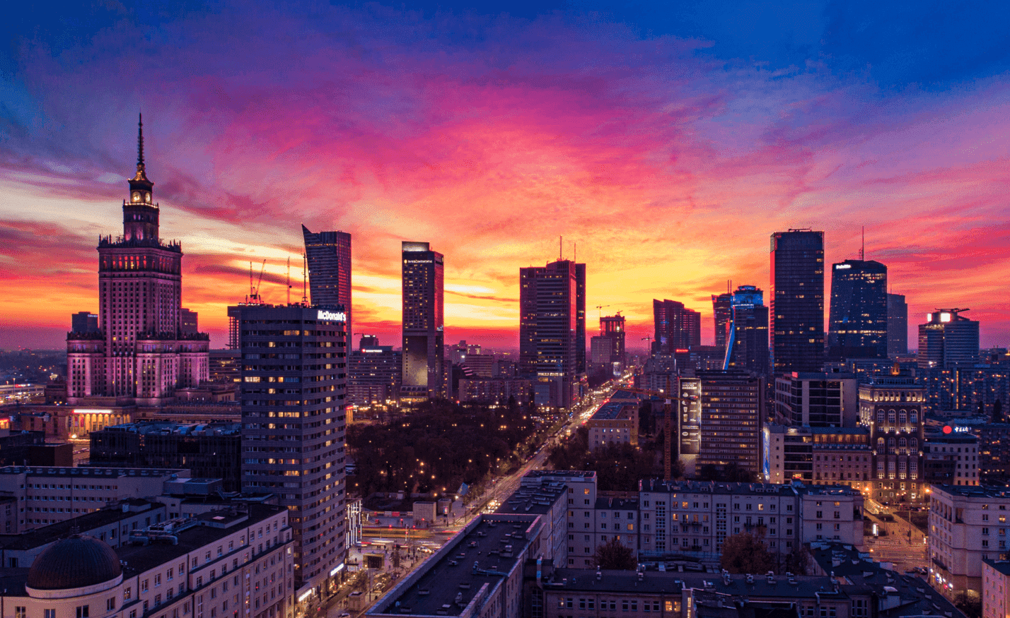 Warsaw skyline